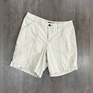 Womens Eddie Bauer Khaki Cargo Shorts